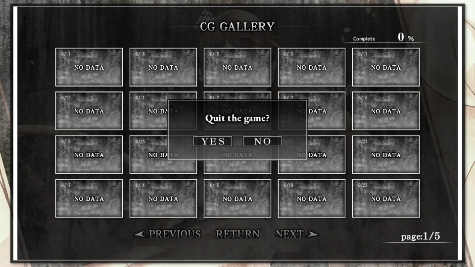 Soredemo Tsuma o Aishiteru 2: English CG gallery with a quit prompt